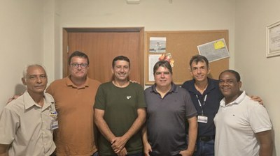 Representaram a Viação Progresso os senhores Afonso (responsável pelo polo Areal), André (Sócio-diretor) e Anderson (Diretor de Logística/linhas