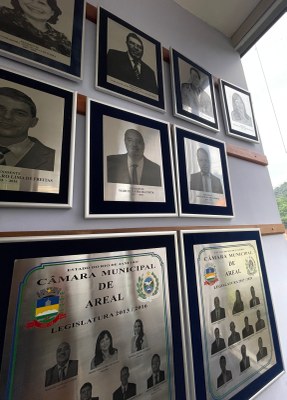 Inauguração dos quadros na Galeria de Honra