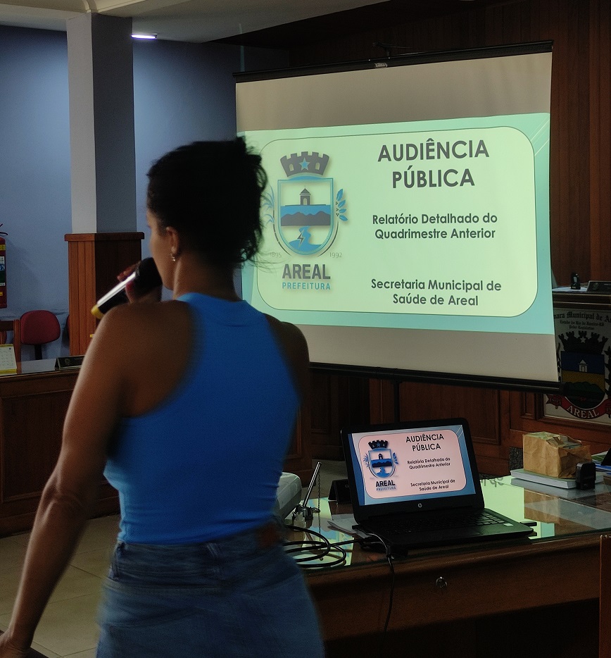 audiência pública de Saúde, referente aos índices fiscais do 3º quadrimestre de 2022 do Executivo