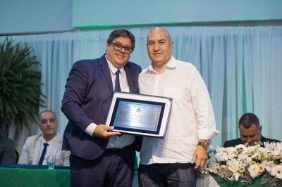 Vereador Itamar da Ambulância homenageou José Claudio de Aguiar