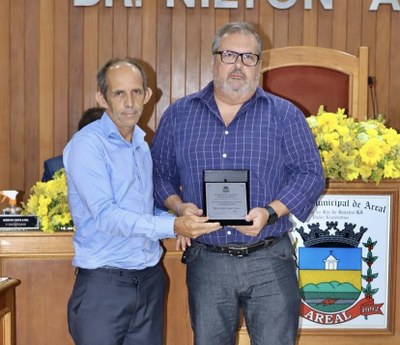 Santana da Verdura e homenageado Marco Braun