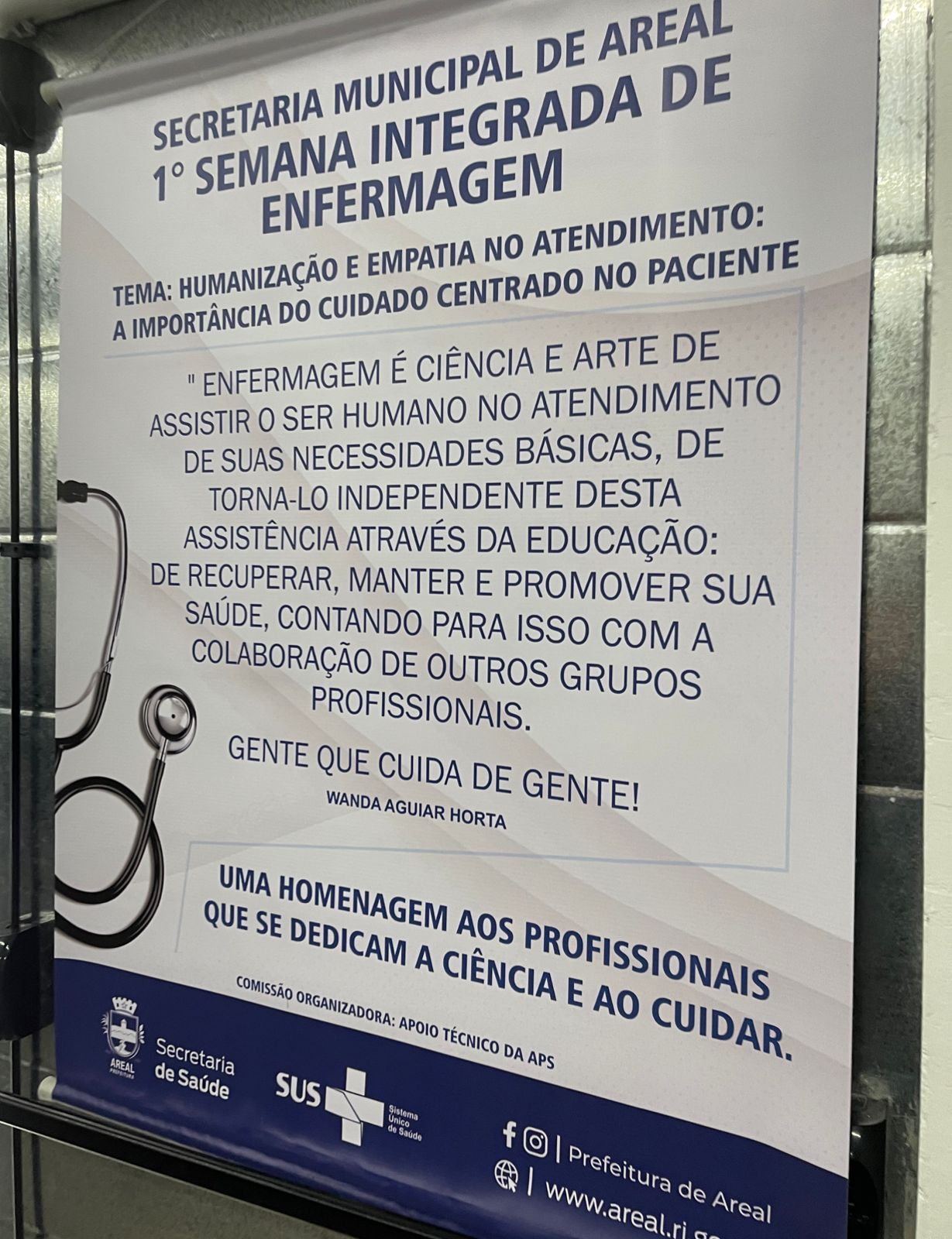1ª Semana Integrada de Enfermagem acontece em Areal 