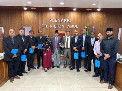 Câmara de Areal recebe Presidente da Comunidade Ahmadia Muçulmana do Brasil