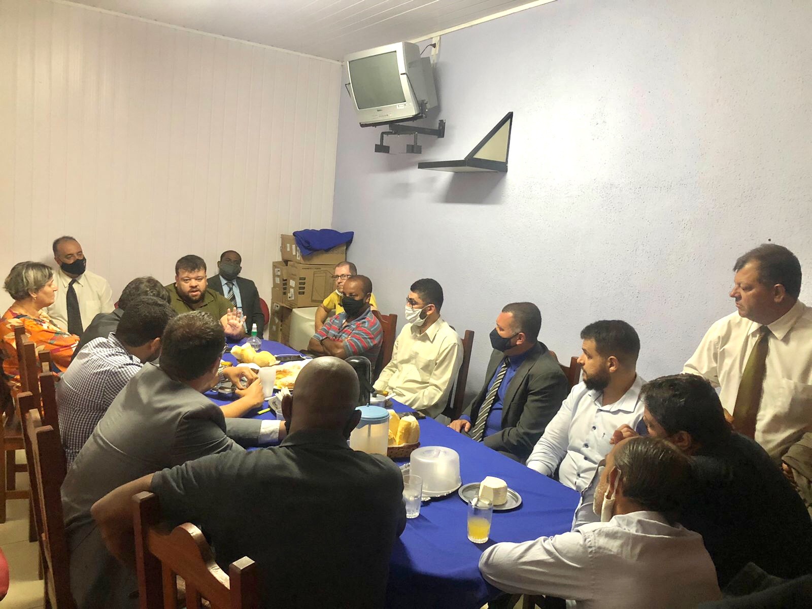 Reunião reposição salarial dos funcionários públicos