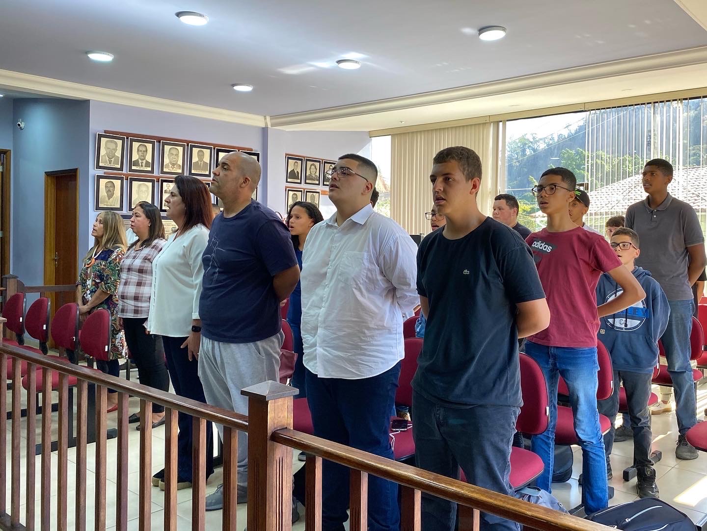 Posse dos Grêmios Estudantis do Colégio Estadual Mariano Procópio e Colégio Cívico Militar Joaquim Vital Vieira