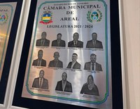 Câmara de Areal inaugura novos quadros na Galeria de Honra
