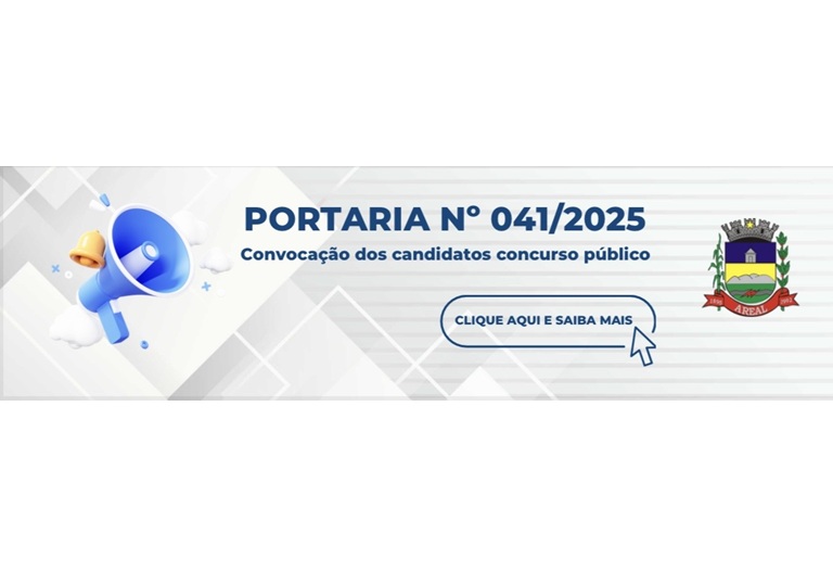 Convocação de candidatos do concurso público 2024