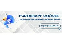 Convocação de candidatos do concurso público 2024