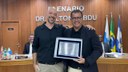 Kadu Bagio recebe o título de cidadão Arealense