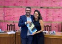 Organizadores da III FLICART são homenageados com moção de aplausos Organizadores da III FLICART são homenageados com moção de aplausos