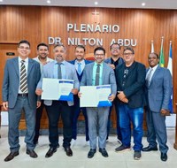 Vereadores de Petrópolis e Paraíba do Sul são agraciados com moção de aplausos.