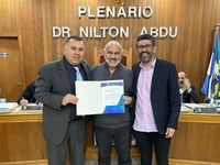 Vice-prefeito Laerte Calil de Freitas é homenageado na Câmara de Areal